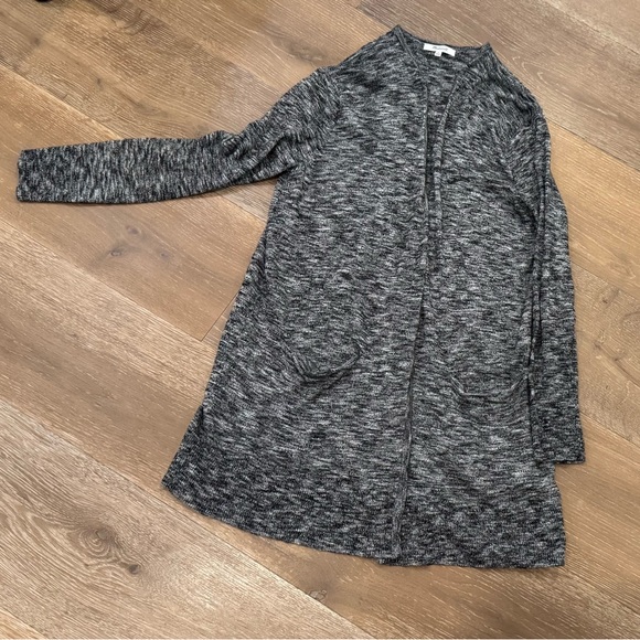 Madewell Charcoal Open Front Cardigan - Picture 4 of 9